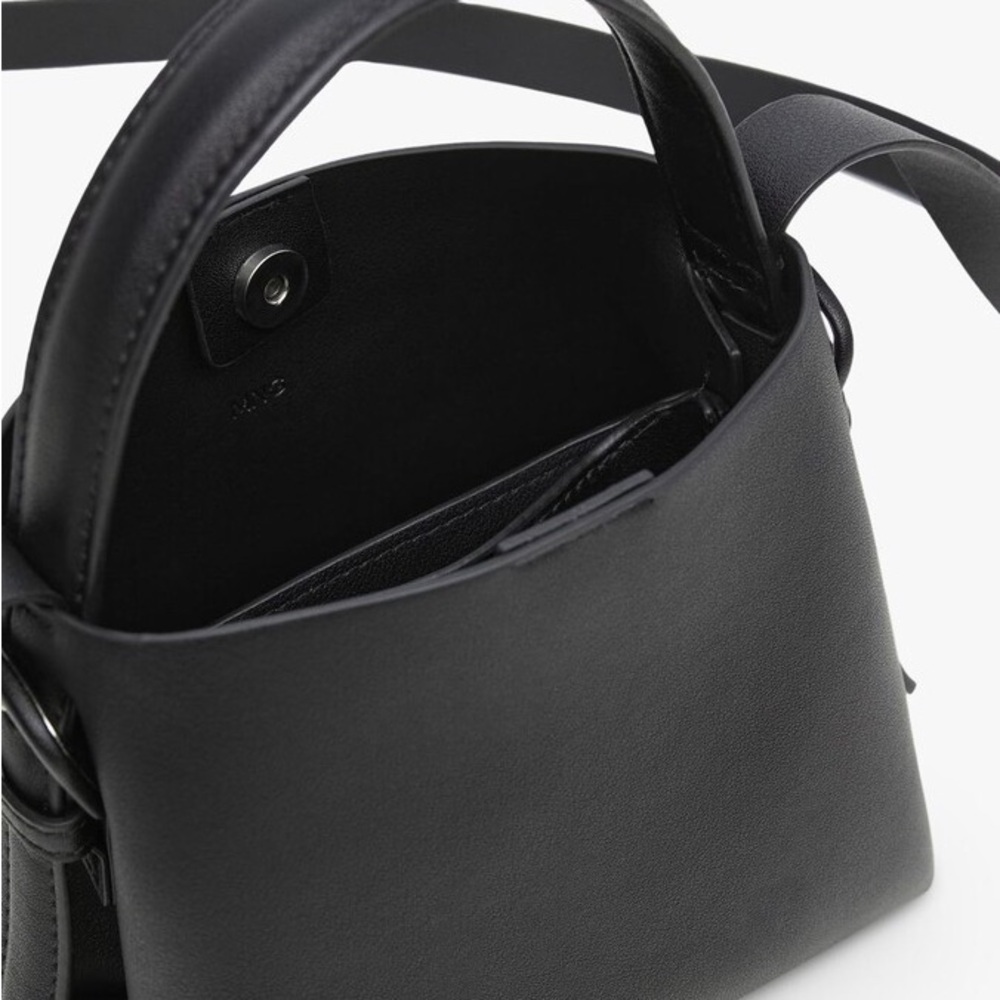 Mango Lucia Cross Body Bag Mini Black - Picture 5 of 6